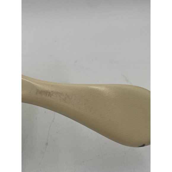 Vintage Ivory Plastic Handheld Mirror Handle - Picture 4 of 8